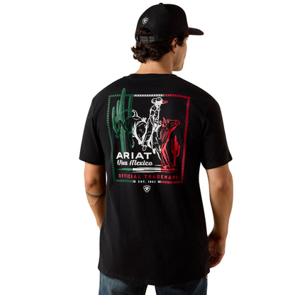 Ariat Men's Buckin Baqueno T-Shirt - Black