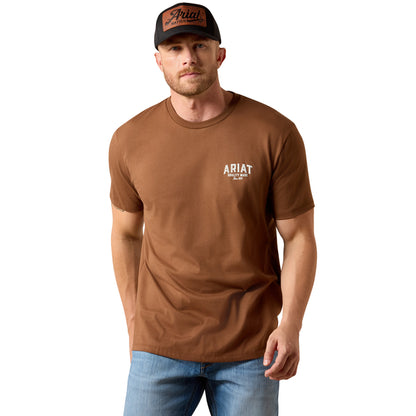 Ariat Men's Quality Wood States T-Shirt - Brown