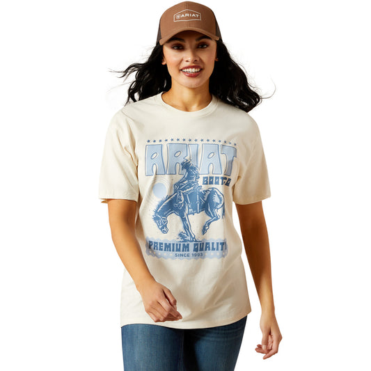 Ariat Women's Retro Block Poster T-Shirt - White