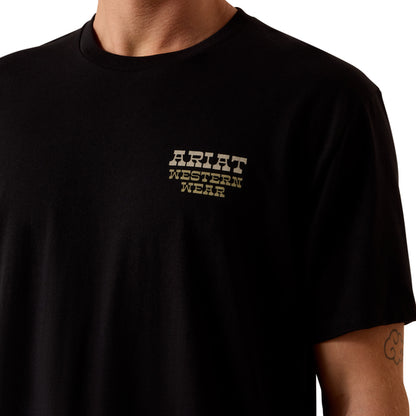 Ariat Men's Country and Western Lockup T-Shirt - Black