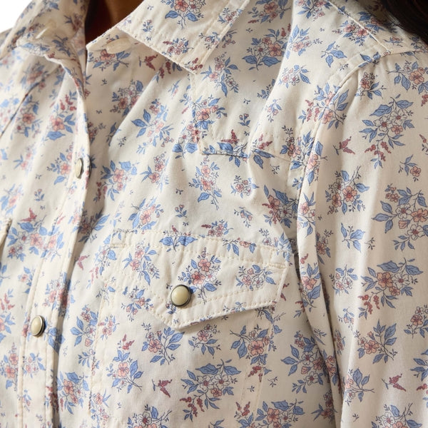 Girl's Ariat Star Dust Button Down Shirt - Floral Print