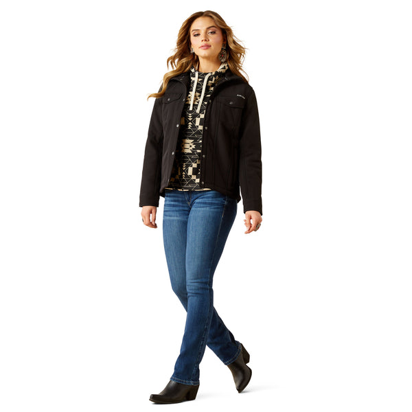 Ariat Women's Berber Back Softshell Jacket - Black