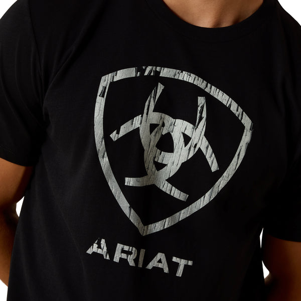 Ariat Men's Barn Shield Short Sleeve T-Shirt - Black