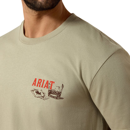 Ariat Men's Whiskey Uno T-Shirt - Light Green