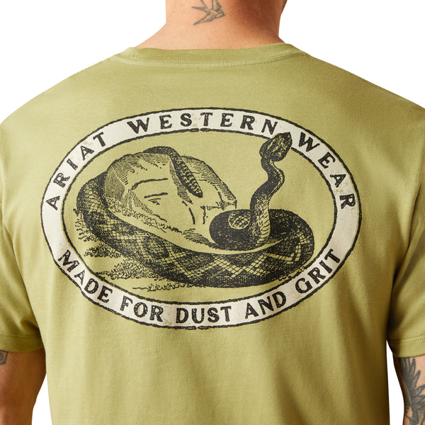 Ariat Men's Rattler Warning T-Shirt - Tent Green