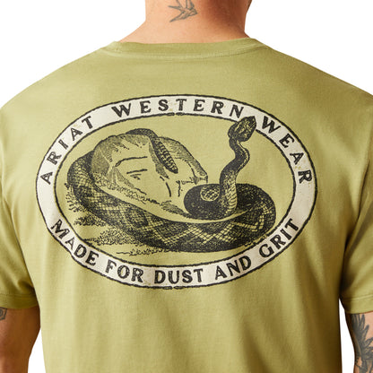 Ariat Men's Rattler Warning T-Shirt - Tent Green