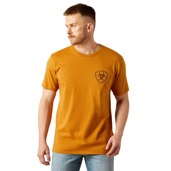 Ariat Men's Big Bull Rider T-Shirt - Bone Brown