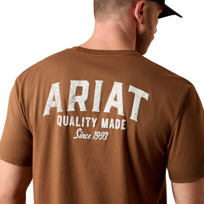 Ariat Men's Quality Wood States T-Shirt - Brown