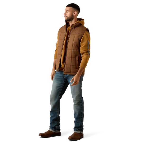 Ariat Men's Circus Insulated Vest - Brown