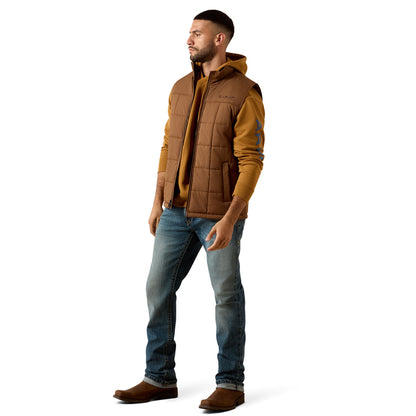 Ariat Men's Circus Insulated Vest - Brown