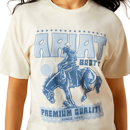 Ariat Women's Retro Block Poster T-Shirt - White