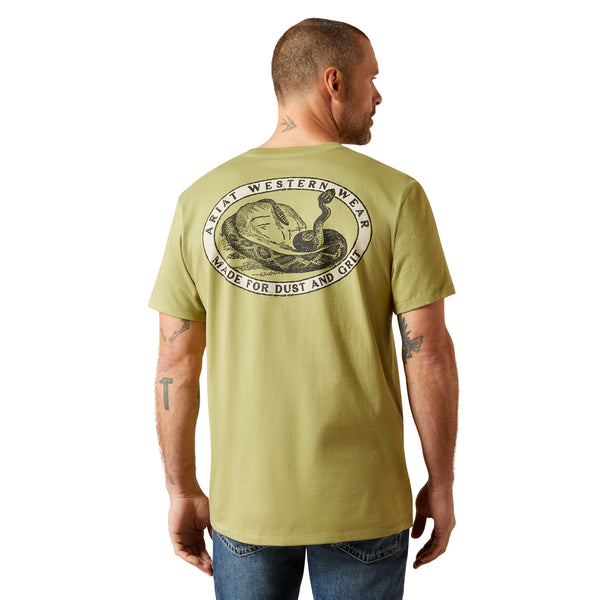 Ariat Men's Rattler Warning T-Shirt - Tent Green