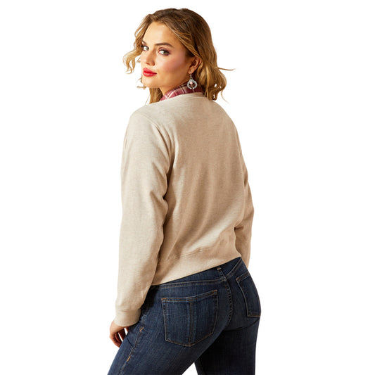 Ariat Women's Essential Crew Sweatshirt - Oatmeal
