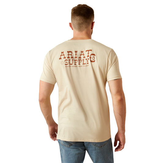 Ariat Supply Co. Graphic Short Sleeve T-Shirt - Natural
