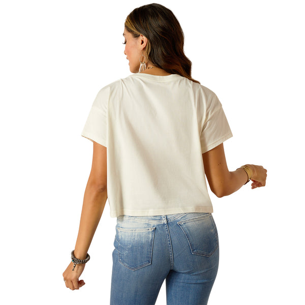 Ariat Women's Wild Hat T-Shirt - Coconut Milk