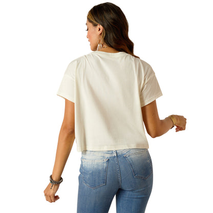 Ariat Women's Wild Hat T-Shirt - Coconut Milk