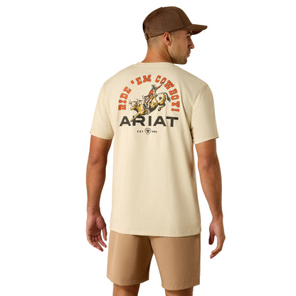 Ariat Men's Ride Em Cowboy T-Shirt - Tan