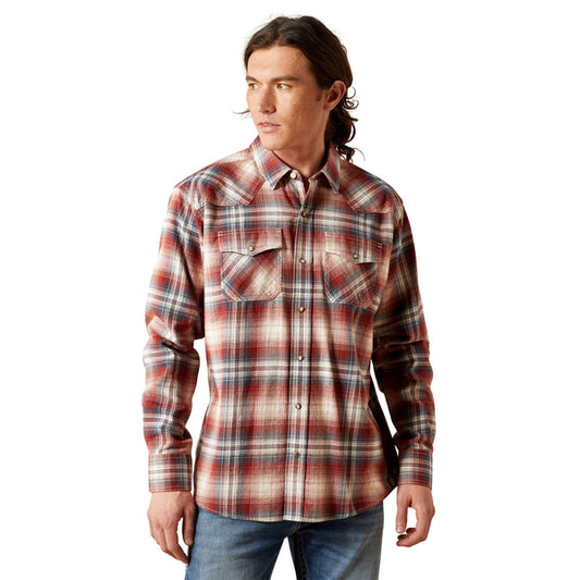Men's Ariat Harper Retro Fit Shirt - Rust