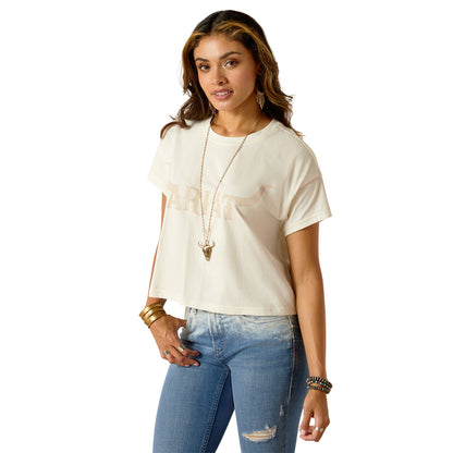 Ariat Women's Wild Hat T-Shirt - Coconut Milk