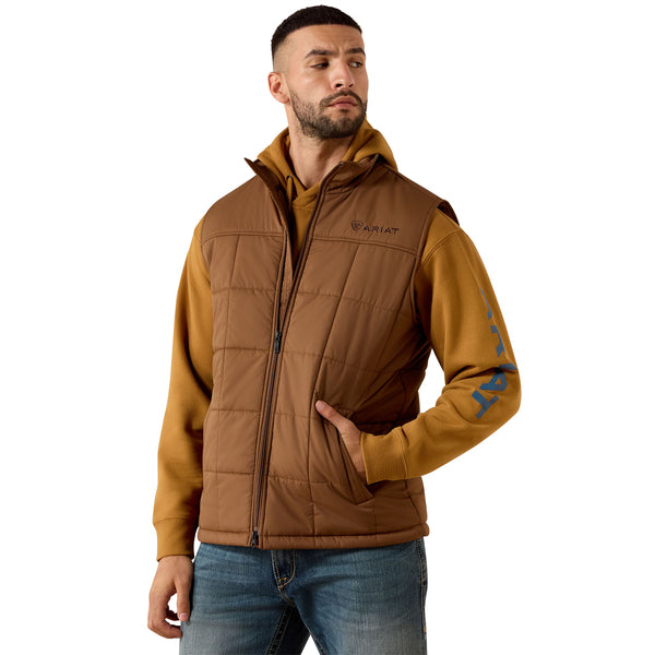 Ariat Men's Circus Insulated Vest - Brown