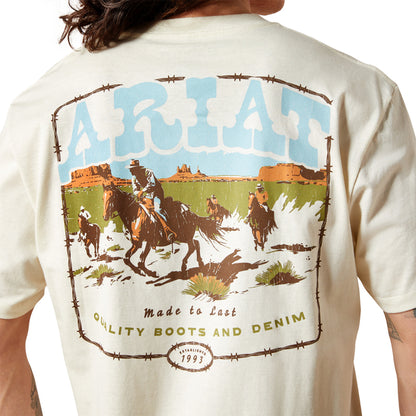 Ariat Men's Pulp Western T-shirt - Turtledove