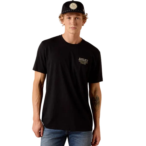 Ariat Men's Country and Western Lockup T-Shirt - Black