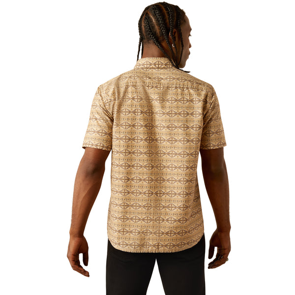 Ariat Merrit Modern Slim Short Sleeve Grey Shirt