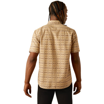 Ariat Merrit Modern Slim Short Sleeve Grey Shirt