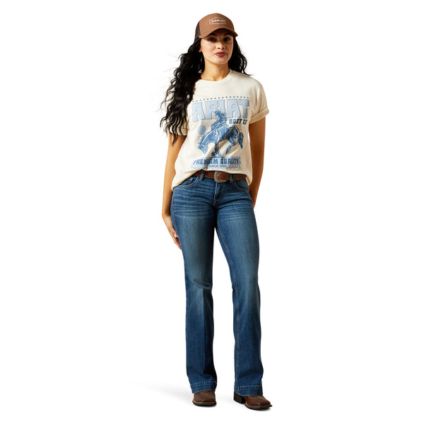 Ariat Women's Retro Block Poster T-Shirt - White