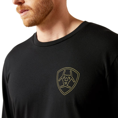Ariat Black Easy Rider Long Sleeve Graphic T-Shirt