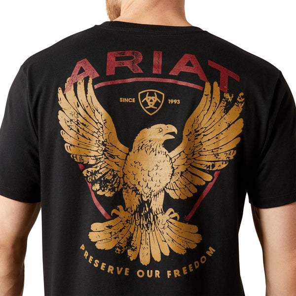 Ariat Men's Rustic Eagle T-Shirt - Black