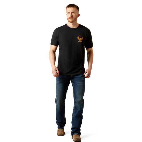 Ariat Men's Rustic Eagle T-Shirt - Black