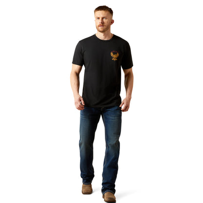 Ariat Men's Rustic Eagle T-Shirt - Black