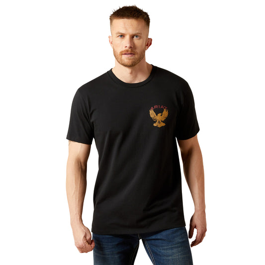 Ariat Men's Rustic Eagle T-Shirt - Black