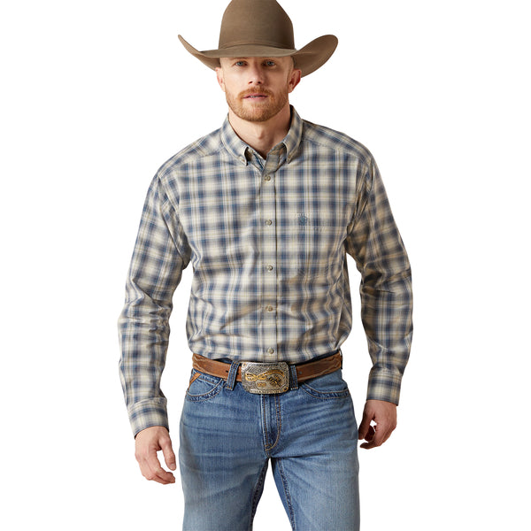 Men's Ariat Pro Series Witten Classic Fit Shirt - Dark Blue