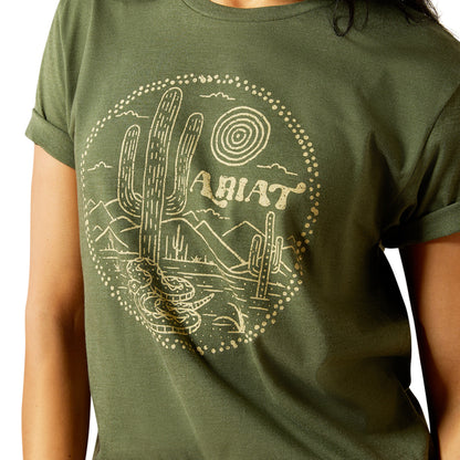 Ariat Women's Desert Snake T-Shirt - Olive