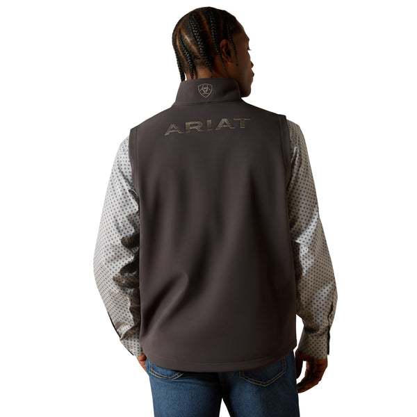 Ariat Men's Logo Softshell Vest - Phantom